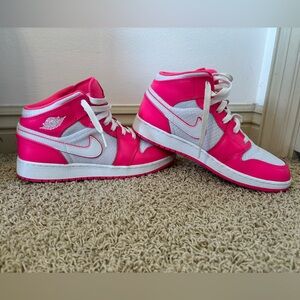 Hyper Pink Jordan 1s